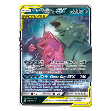 Méga-Ténéfix et Tyranocif 126/236 : Joyau Holographique rare GX de l'extension Pokémon Harmonie des Esprits