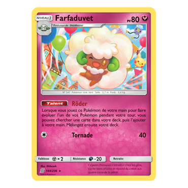 Farfaduvet 144/236 : Joyau Rare de l'extension Pokémon Harmonie des Esprits
