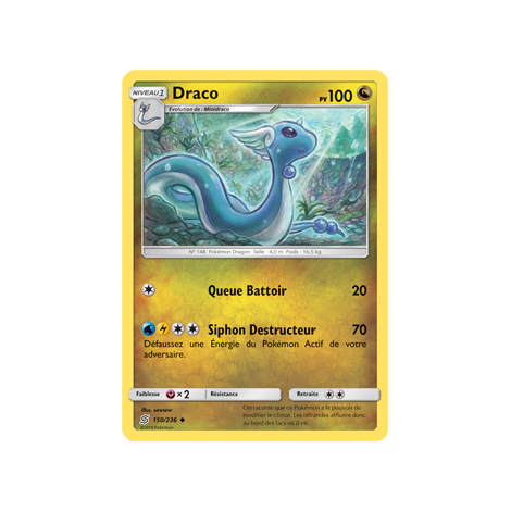 Draco 150/236 : Joyau Peu commune de l'extension Pokémon Harmonie des Esprits