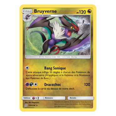 Carte Bruyverne - Rare de Pokémon Harmonie des Esprits 159/236