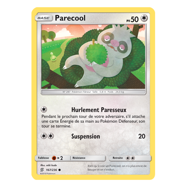 Parecool 167/236 : Joyau Commune de l'extension Pokémon Harmonie des Esprits