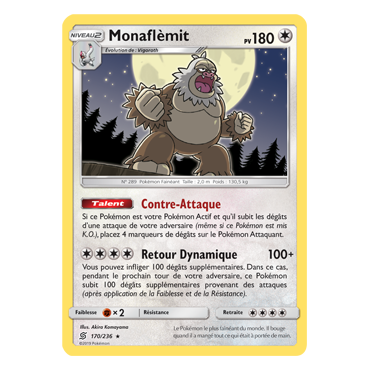Monaflèmit 170/236 : Joyau Holographique rare de l'extension Pokémon Harmonie des Esprits