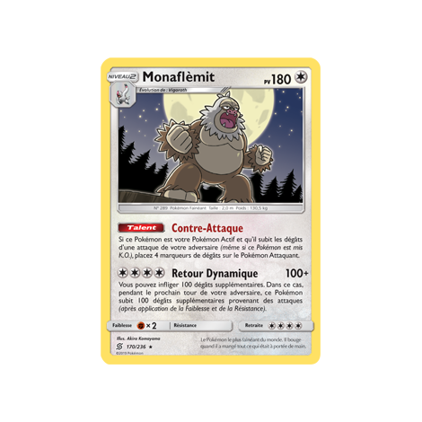 Monaflèmit 170/236 : Joyau Holographique rare de l'extension Pokémon Harmonie des Esprits