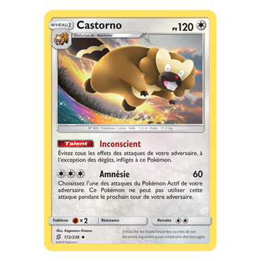 Découvrez Castorno, carte Peu commune de la série Harmonie des Esprits