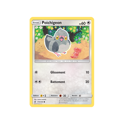 Poichigeon 174/236 : Joyau Commune de l'extension Pokémon Harmonie des Esprits