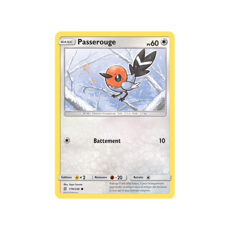 Carte Passerouge - Commune de Pokémon Harmonie des Esprits 179/236