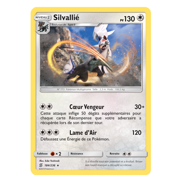 Carte Silvallié - Holographique rare de Pokémon Harmonie des Esprits 184/236