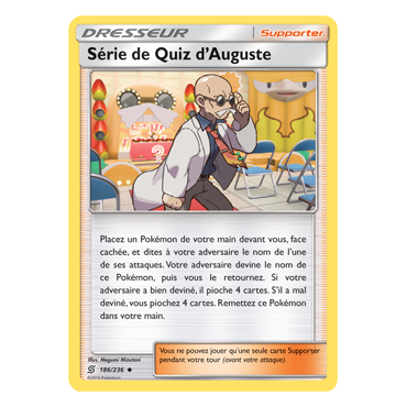 Découvrez Série de Quiz d'Auguste, carte Peu commune de la série Harmonie des Esprits