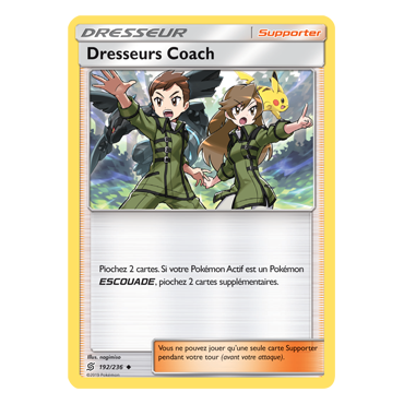 Carte Dresseurs Coach - Peu commune de Pokémon Harmonie des Esprits 192/236