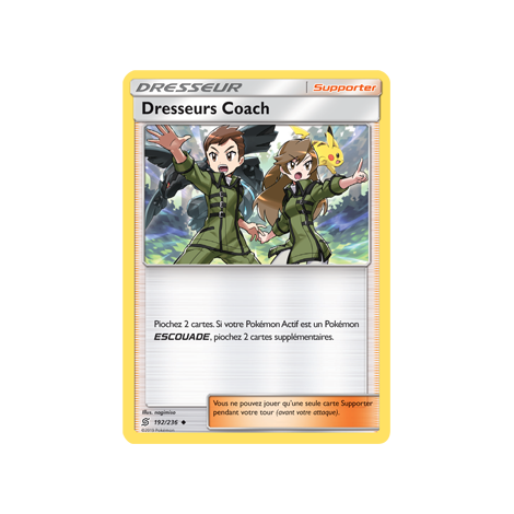 Carte Dresseurs Coach - Peu commune de Pokémon Harmonie des Esprits 192/236