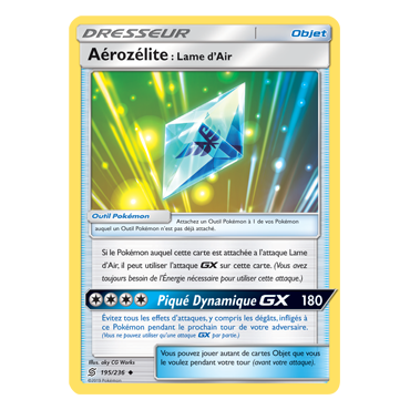 Carte Aérozélite : Lame d'Air - Peu commune de Pokémon Harmonie des Esprits 195/236