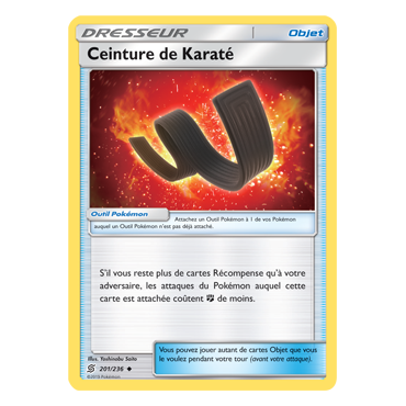 Découvrez Ceinture de Karaté, carte Peu commune de la série Harmonie des Esprits