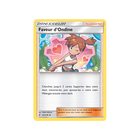 Carte Faveur d'Ondine - Peu commune de Pokémon Harmonie des Esprits 202/236