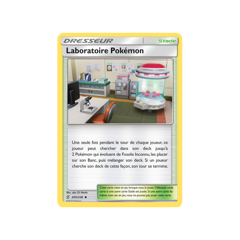 Carte Laboratoire Pokémon - Peu commune de Pokémon Harmonie des Esprits 205/236