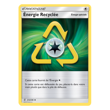Énergie Recyclée 212/236 : Joyau Peu commune de l'extension Pokémon Harmonie des Esprits