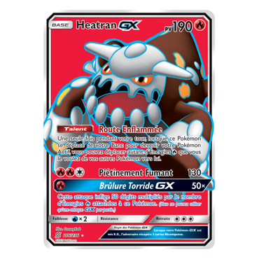 Carte Heatran - Ultra rare de Pokémon Harmonie des Esprits 216/236