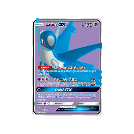 Découvrez Latios, carte Ultra rare de la série Harmonie des Esprits