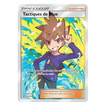 Découvrez Tactiques de Blue, carte Ultra rare de la série Harmonie des Esprits