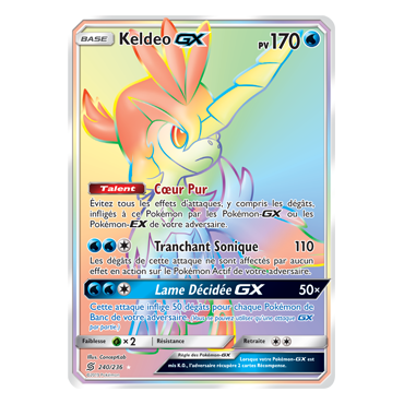 Découvrez Keldeo, carte Arc-en-ciel rare de la série Harmonie des Esprits