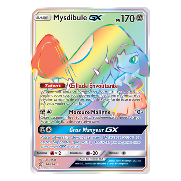 Carte Mysdibule - Arc-en-ciel rare de Pokémon Harmonie des Esprits 246/236