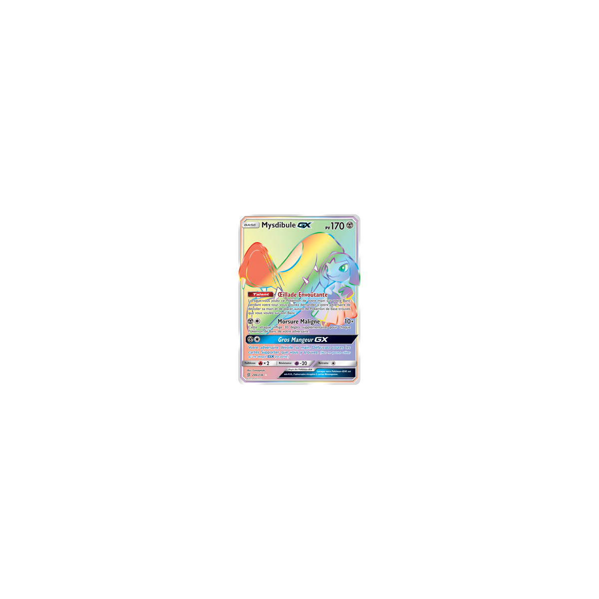 Carte Mysdibule - Arc-en-ciel rare de Pokémon Harmonie des Esprits 246/236