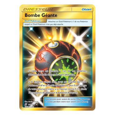 Découvrez Bombe Géante, carte Holographique rare de la série Harmonie des Esprits