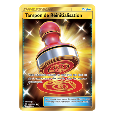 Carte Tampon de Réinitialisation - Holographique rare de Pokémon Harmonie des Esprits 253/236