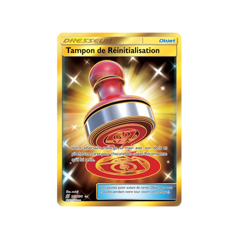 Carte Tampon de Réinitialisation - Holographique rare de Pokémon Harmonie des Esprits 253/236