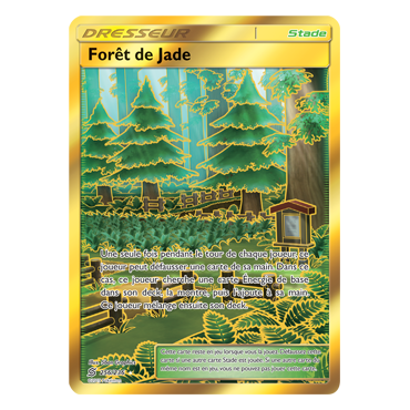 Découvrez Forêt de Jade, carte Holographique rare de la série Harmonie des Esprits