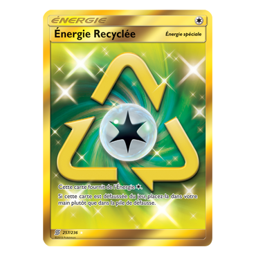 Carte Énergie Recyclée - Holographique rare de Pokémon Harmonie des Esprits 257/236