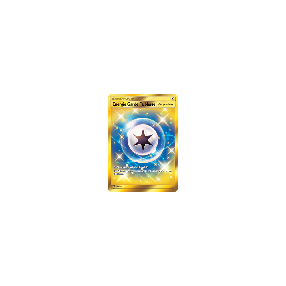 Énergie Garde Faiblesse 258/236 : Joyau Holographique rare de l'extension Pokémon Harmonie des Esprits