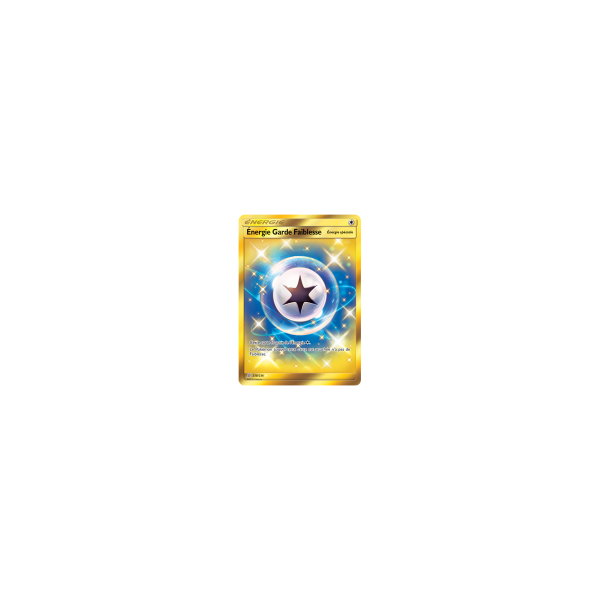 Énergie Garde Faiblesse 258/236 : Joyau Holographique rare de l'extension Pokémon Harmonie des Esprits