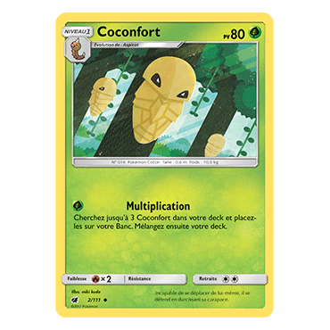 Carte Coconfort - Peu commune de Pokémon Invasion Carmin 2/111