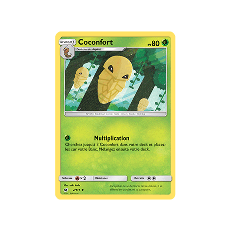 Carte Coconfort - Peu commune de Pokémon Invasion Carmin 2/111