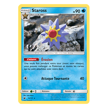 Découvrez Staross, carte Rare de la série Invasion Carmin