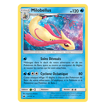 Découvrez Milobellus, carte Holographique rare de la série Invasion Carmin