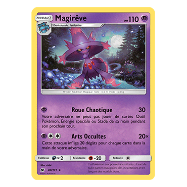 Magirêve 40/111 : Joyau Rare de l'extension Pokémon Invasion Carmin