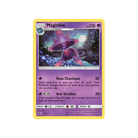 Magirêve 40/111 : Joyau Rare de l'extension Pokémon Invasion Carmin