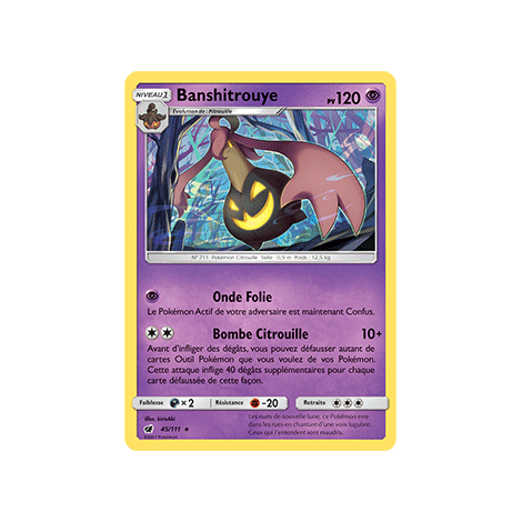 Banshitrouye 45/111 : Joyau Rare de l'extension Pokémon Invasion Carmin