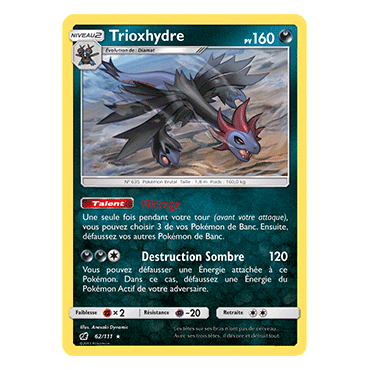 Trioxhydre 62/111 : Joyau Rare de l'extension Pokémon Invasion Carmin