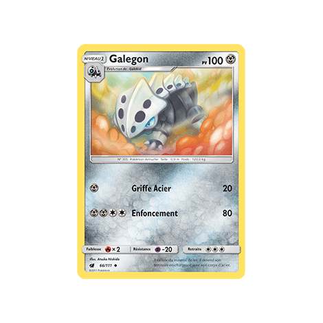 Carte Galegon - Peu commune de Pokémon Invasion Carmin 66/111