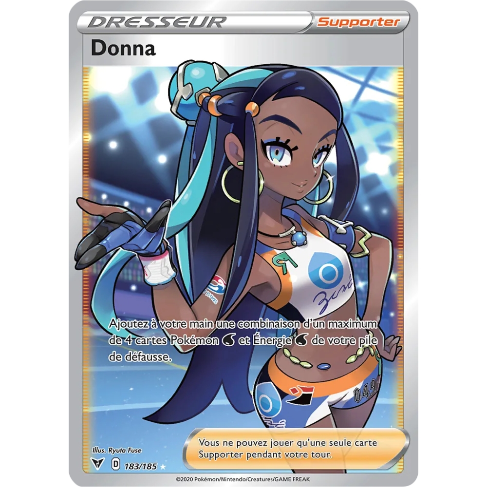 Carte Donna - Ultra rare de Pokémon Épée et Bouclier Voltage Éclatant 183/185