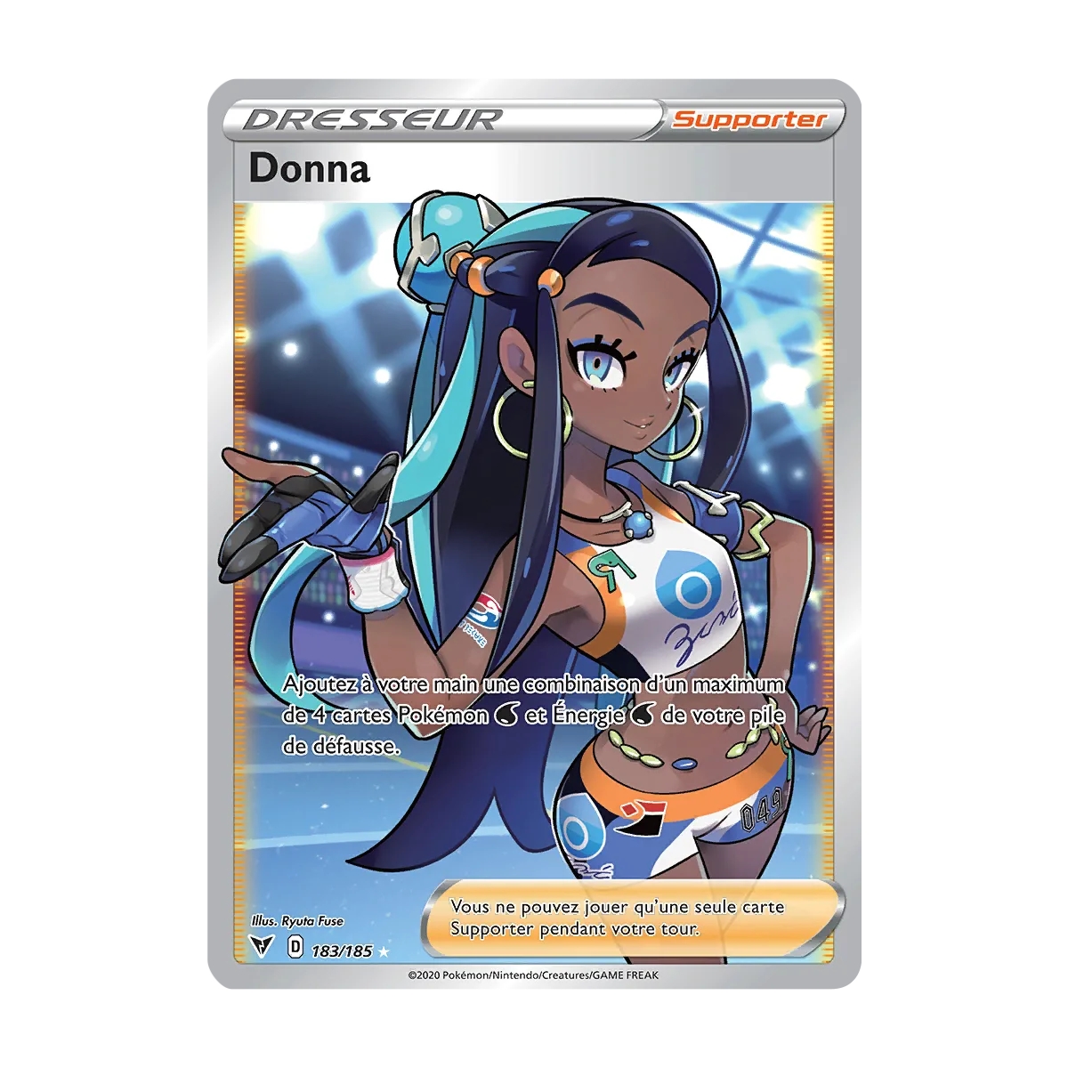 Carte Donna - Ultra rare de Pokémon Épée et Bouclier Voltage Éclatant 183/185