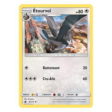 Découvrez Étourvol, carte Peu commune de la série Invasion Carmin