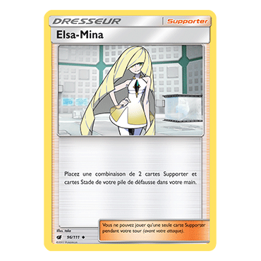 Découvrez Elsa-Mina, carte Peu commune de la série Invasion Carmin