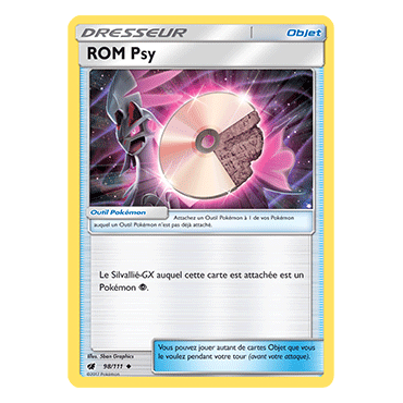 ROM Psy 98/111 : Joyau Peu commune de l'extension Pokémon Invasion Carmin