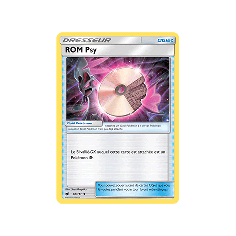 ROM Psy 98/111 : Joyau Peu commune de l'extension Pokémon Invasion Carmin