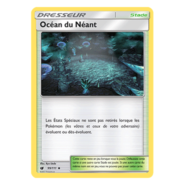 Carte Océan du Néant - Peu commune de Pokémon Invasion Carmin 99/111