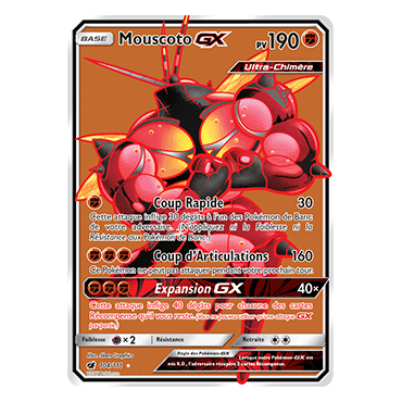 Mouscoto 104/111 : Joyau Ultra rare de l'extension Pokémon Invasion Carmin