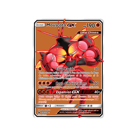 Mouscoto 104/111 : Joyau Ultra rare de l'extension Pokémon Invasion Carmin